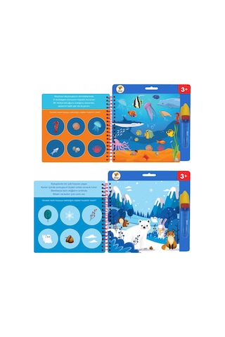Aqua Magic Book Hayvanlar Sihirli Boyama Kitabı Tfl-1008