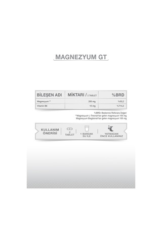 Goodday Magnesium Plus Mag Gt 30 Tablet 2 Adet
