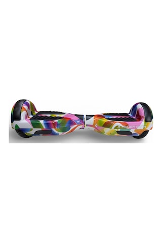 Elektrikli Kaykay Hoverboard Bluetooth Hoparlörlü RS-S5 Rainbow Mix Grafiti