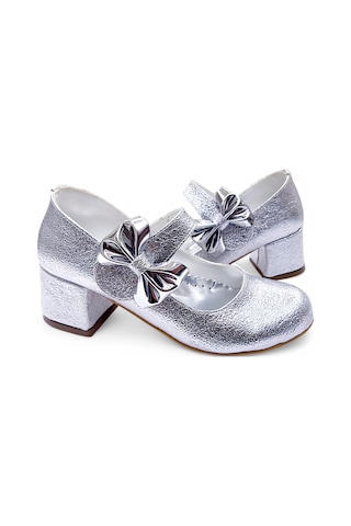 Beebron Ortopedik Topuklu Abiye Kız Çocuk Ayakkabı Starry Series Abiayk2401 Gümüş Gümüş