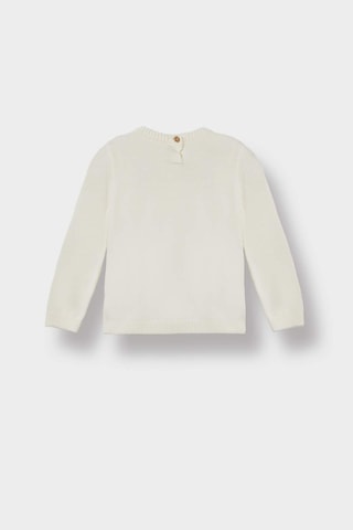Defacto Kız Bebek Bisiklet Yaka Triko Kazak X8187a225auer100 Ekru