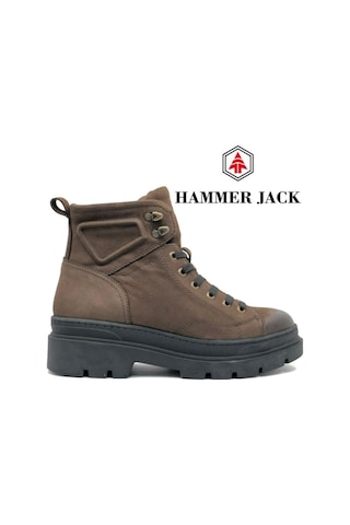 Hammer Jack 102-24862-m Hakko Deri Casual Erkek Bot Kahverengi