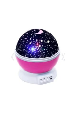 Star Master Projeksiyon Gece Lambası Pembe Çok Renkli