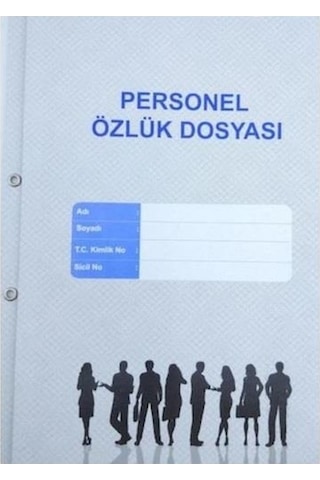 Personel Özlük Dosyası Kapsüllü Işe Giriş Için 5 Adet