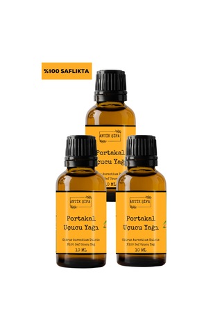Portakal Yağı - 3x10 Ml %100 Saf Seyreltilmemiş Portakal Uçucu Yağı 20 ML