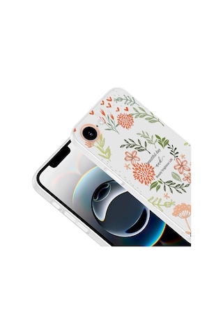 Apple iPhone Uyumlu 16e Kılıf Kamera Korumalı Desenli Zore Klip Kapak - Beautiful -