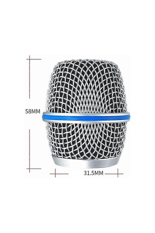 Beta87a Br İçin Yedek Mikrofon Başlığı Çelik Örgü El Mikrofonu Izgara Örgü Başlığı