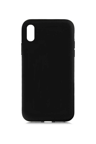 Apple Uyumlu iPhone Xs Max 6.5 Kılıf Zore Lsr Lansman Kapak Siyah