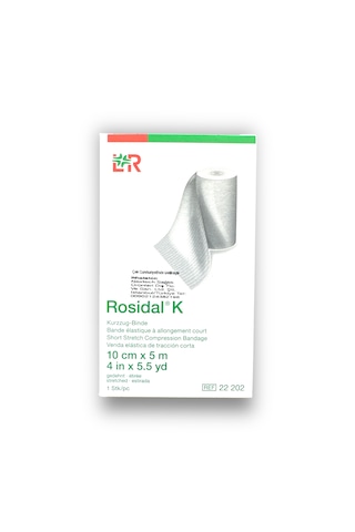 Rosidal K Kısa Gerilimli Kompresyon Bandajı 10 Cm X 5 M - 1 Adet