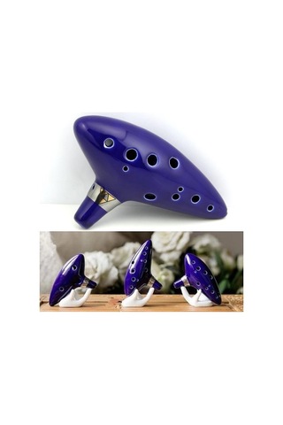 Hermann Mayer Hmo12Pr Pro Seramik Alto Ocarina - Mor Mor