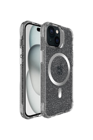 Bix Apple Uyumlu iPhone 15 Magsafe Simli Kılıf Shock Pocket Darbe Emici Teknolojili Çizilmeye Dayanıklı