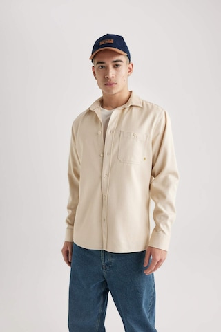 DeFacto Regular Fit Tensel Basic Düz Uzun Kollu Gömlek B3670AX24SPER235