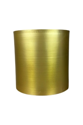 Cihan Çiçekçilik Gold Galvaniz Saksı 30x30 Paslanmaz Gold