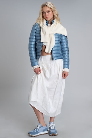 Lufian Mary Kaztüyü Kadın Mont Koyu Mavi Koyu Mavi 122120022100310 Koyu Mavi