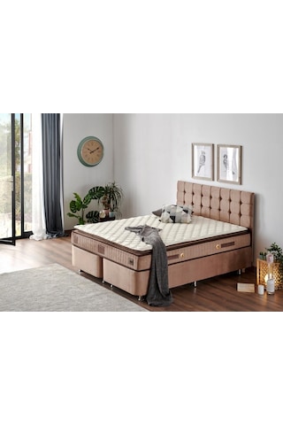 Nironyatak W.Cotton 160X200 Çift Kişilik Pedli Yatak Full Ortopedik Yaylı Ya