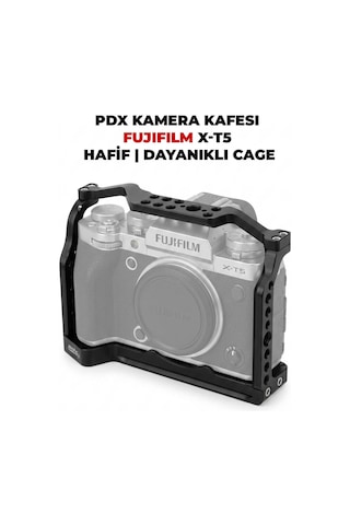 Pdx Kamera Kafesi Fujifilm X-t5 Hafif Dayanıklı Cage