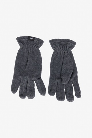 AC&Co / Altınyıldız Classics Erkek Antrasit-melanj Polar Bere Boyunluk Eldiven Set