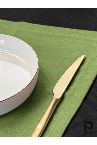 Zeytin Yaprağı Kumaş Peçete Daily Serisi Kadife Görünümlü Zeytin Yaprağı Diğer