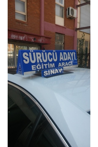 Sürücü Kursu Malzemeleri + Araç Üstlüğü + Sürücü Adayı Levhası
