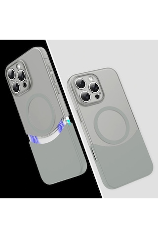 Apple Uyumlu iPhone 16 Pro Max Kılıf M-safe Şarj Özellikli Mıknatıslı Redclick Duble Kapak
