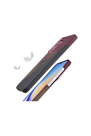 Newface Samsung Galaxy Uyumlu A56 Vega Magsafe Kapak - Çöl Titanyum Kahverengi