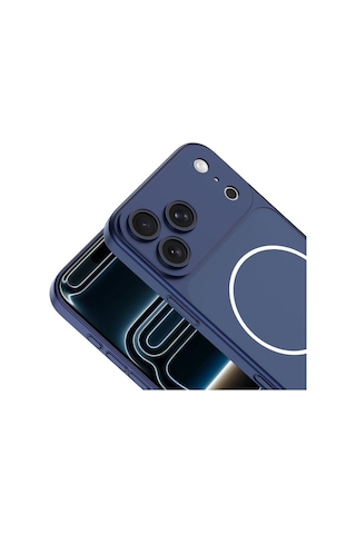 Ennar Apple Uyumlu iPhone 14 Pro Max Dönüşümlü Kılıf 17 Pro Max Görünümlü Magesafe Kamera Korumalı Turuncu