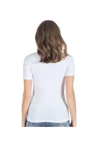 Yarım Kol Bisiklet Yaka Kadın Tişört 228 Gri