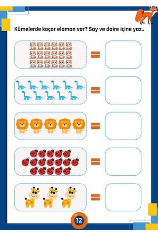 Yaz Sil Matematik Öğren Kitabı 3-10 Yaş