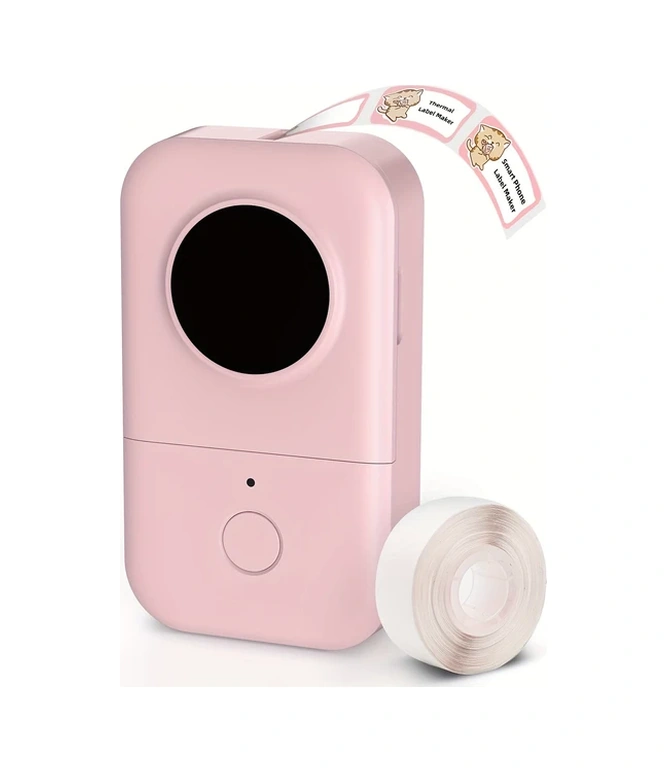 Gateesat Phomemo D30 Yeşil Taşınabilir Etiket Yapıcı Makinesi Lcd Ekran Şarj Edilebilir Akıllı Telefon Uyumlu