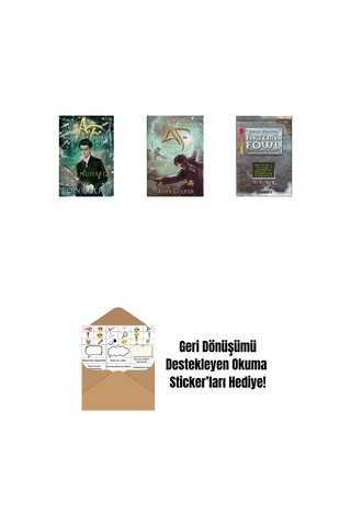 Artemis Fowl 8 - Son Muhafız + Artemis Fowl 6 - Zaman Paradoksu + Artemis Fowl 2 - Kuzey Kutbu Macerası + Okuma Sticker'ları