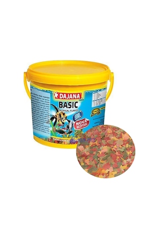 Dajana Basic Flakes Pul Balık Yemi 100 Gr (Açık)