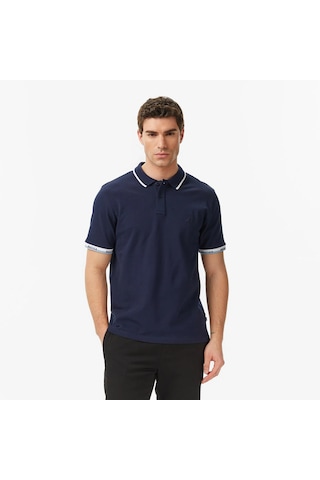 Nautica Regular Fit Polo Yaka Erkek T-shirt K65354t Lacivert