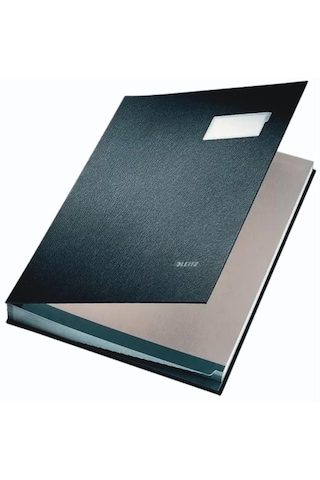 Leitz 5700-95 İmza Dosyası 20 Bölmeli Pp Siyah Evrak Dosyası