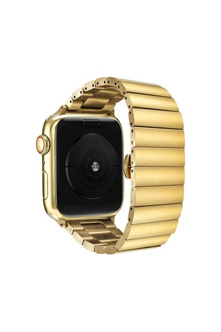 Xemu Watch Ultra 49mm Kordon Uyumlu Krd-41 Metal Strap Kayış Clo- Rose Gold