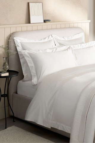 The White Company Pembridge Supima Düz Çarşaf, 400 Iplik Sayısı, Lüks Yumuşaklık Çarsaf Beyaz 230 X 260