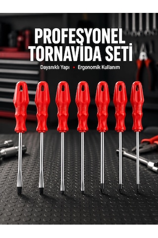 Znv Zenvia Mey İthalat Profesyonel Ve Günlük Kullanıma Uygun 7li Tornavida Seti Znv2025 Cmn 63837793