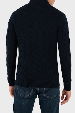 Gran Sasso Erkek Polo Yaka Kazak 23172 19651 598 Lacivert Lacivert