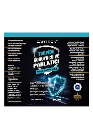 Cartron Torpido Koruyucu Ve Parlatıcı 500ml