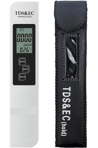 Dijital Ph Ölçer + Tds Ec Metre Termometreli Su Kalite Ve Iletkenlik Ölçüm Cihazı