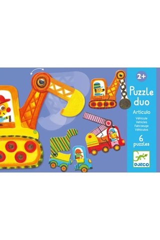 Djeco İkili Puzzle/ Vehicles