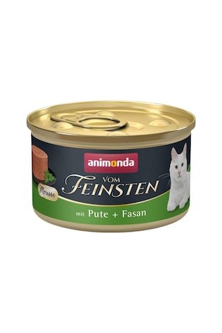 Animonda Vom Feinsten Hindili Ve Sülünlü Yetişkin Kedi Konservesi 85 Gr Animonda Vom Feinsten Hindili Ve Sülünlü Yetişkin Kedi Konservesi 85 Gr