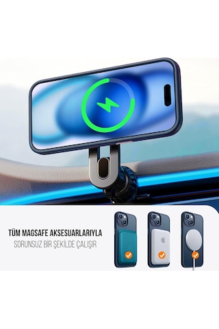Joko Apple Uyumlu iPhone 15 Kılıf Jota Seri Magsafe Kapak Lacivert