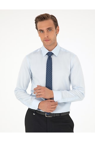 Pierre Cardin Erkek Açık Mavi Gömlek Basic 50292520-vr003 Açık Mavi