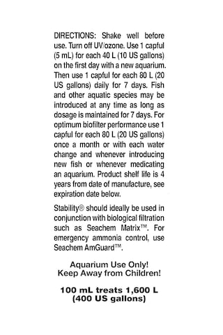 Seachem Stabilty 100 Ml