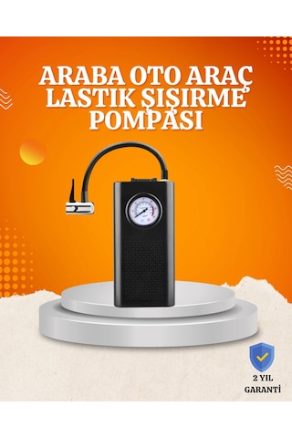 Znv Zenvia Mey İthalat Taşınabilir Elektrikli Oto Motosiklet Bisiklet Lastik Şişirme Pompası Znv2025 Cmn