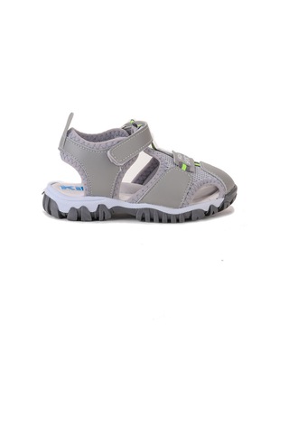 Kiko Kids Erkek Bebek Sandalet Arz 2399 Açık Gri