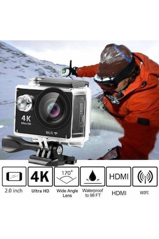Aksiyon Kamerası 4k Video Kamera Kamera Dijital Wifi Aksiyon Kamerası Kafa Montajı-618