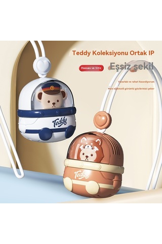 Aurora Açıkton Usb Şarj Karikatür Asılıboyun El Yapraksız Fan Küçük 3