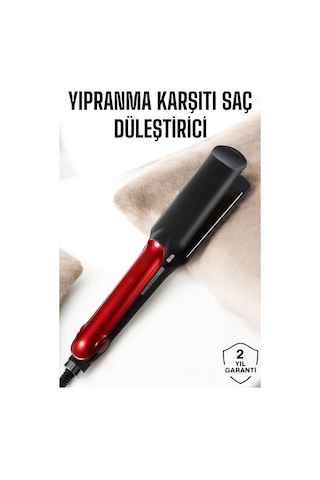 Döner Kablolu Isı Ayarlı Saç Düzleştirici - Kolay Ve Hızlı