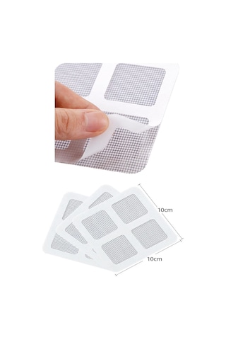 Banyo Gider Süzgeci 50 Adet Yapışkanlı Filtre, 10x10 Cm